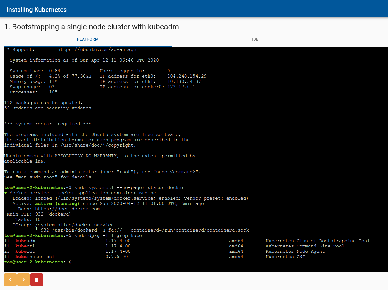 Terminal in the Browser